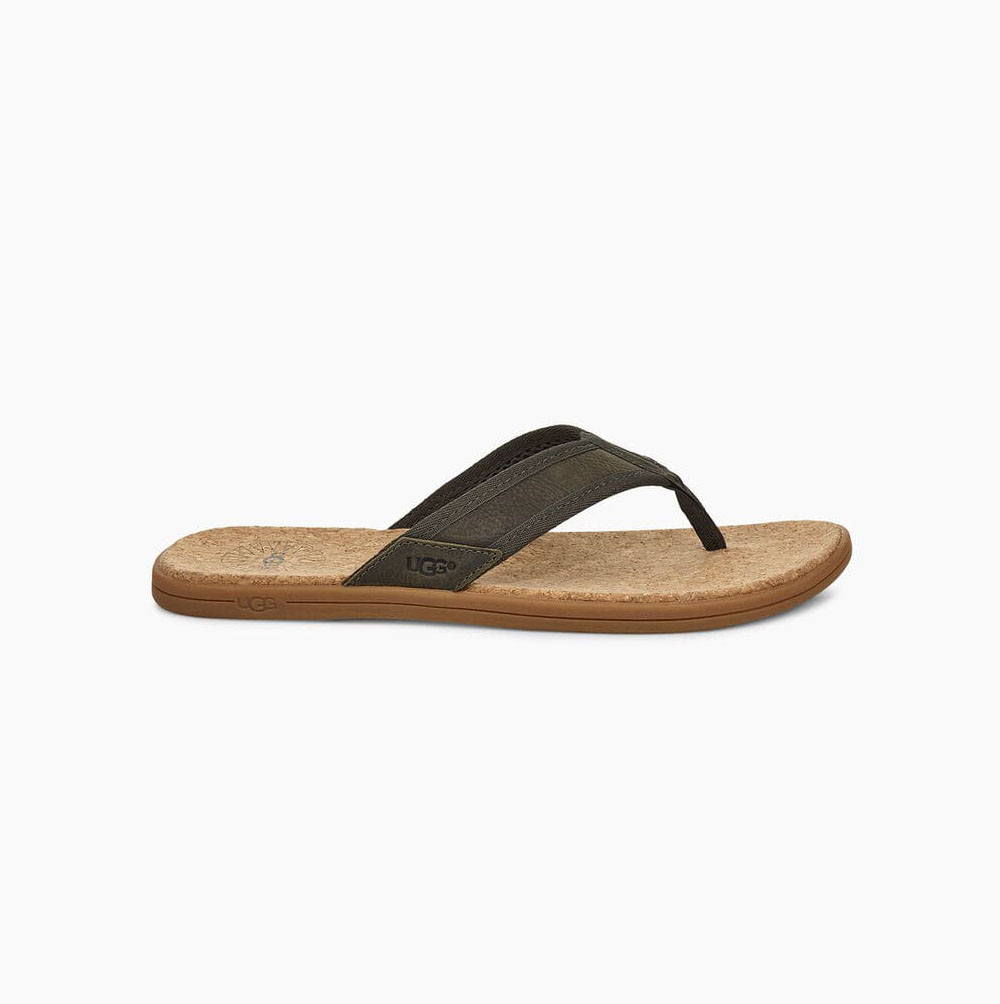 UGG Seaside - Flip Flops Herre - Grønn (NO-F494)